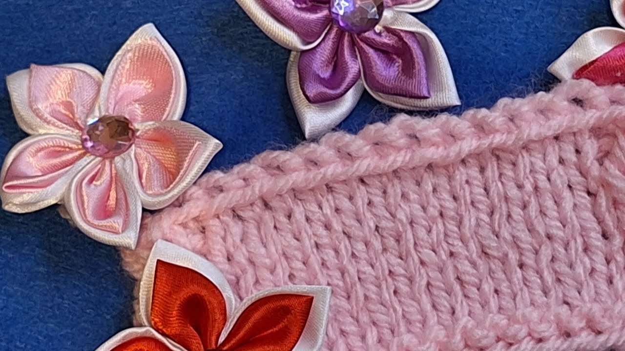 - Chiusura un lavoro a maglia un modo  decorativo.