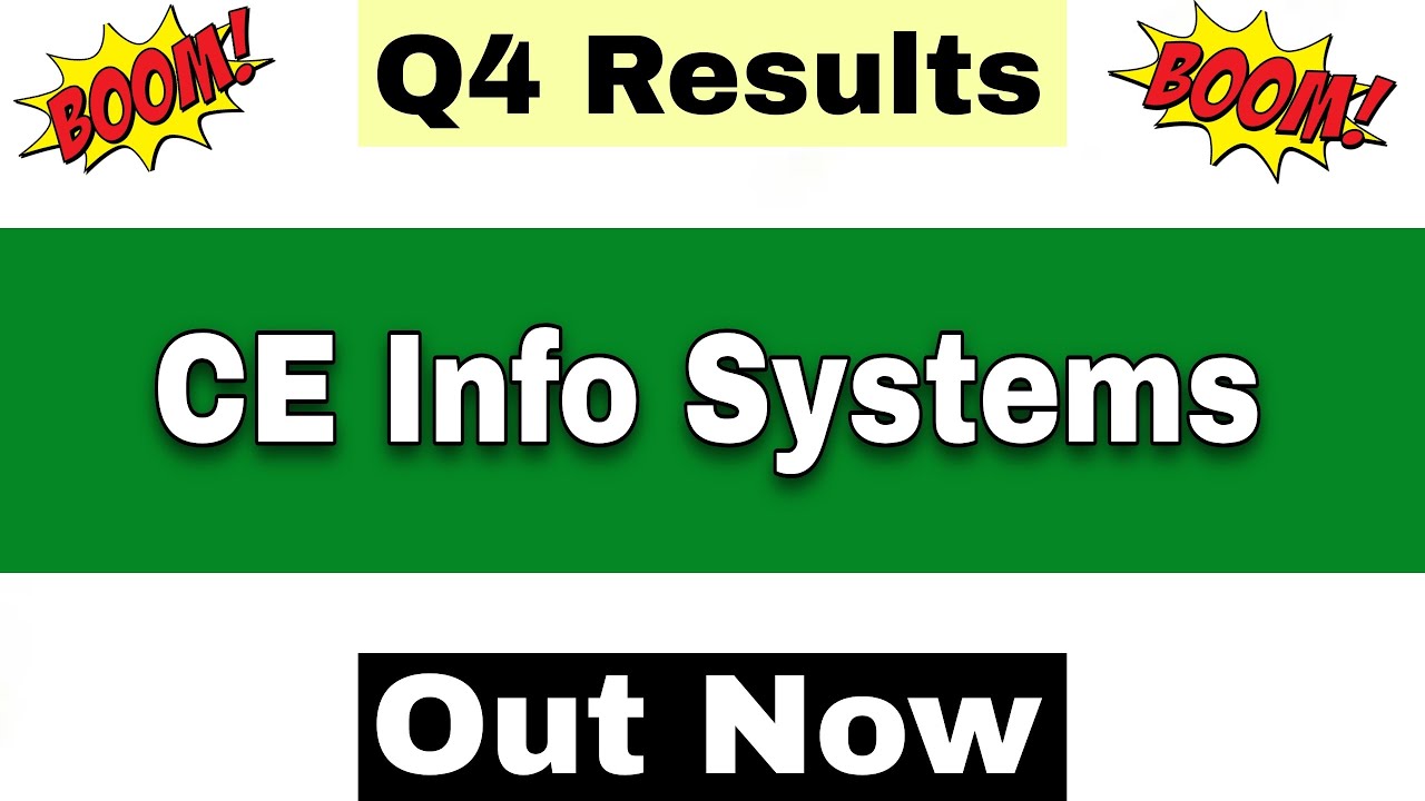 CE info Systems Q4 Results 2026 | CE info Systems Results Today | Mapmyindia Share Latest News |