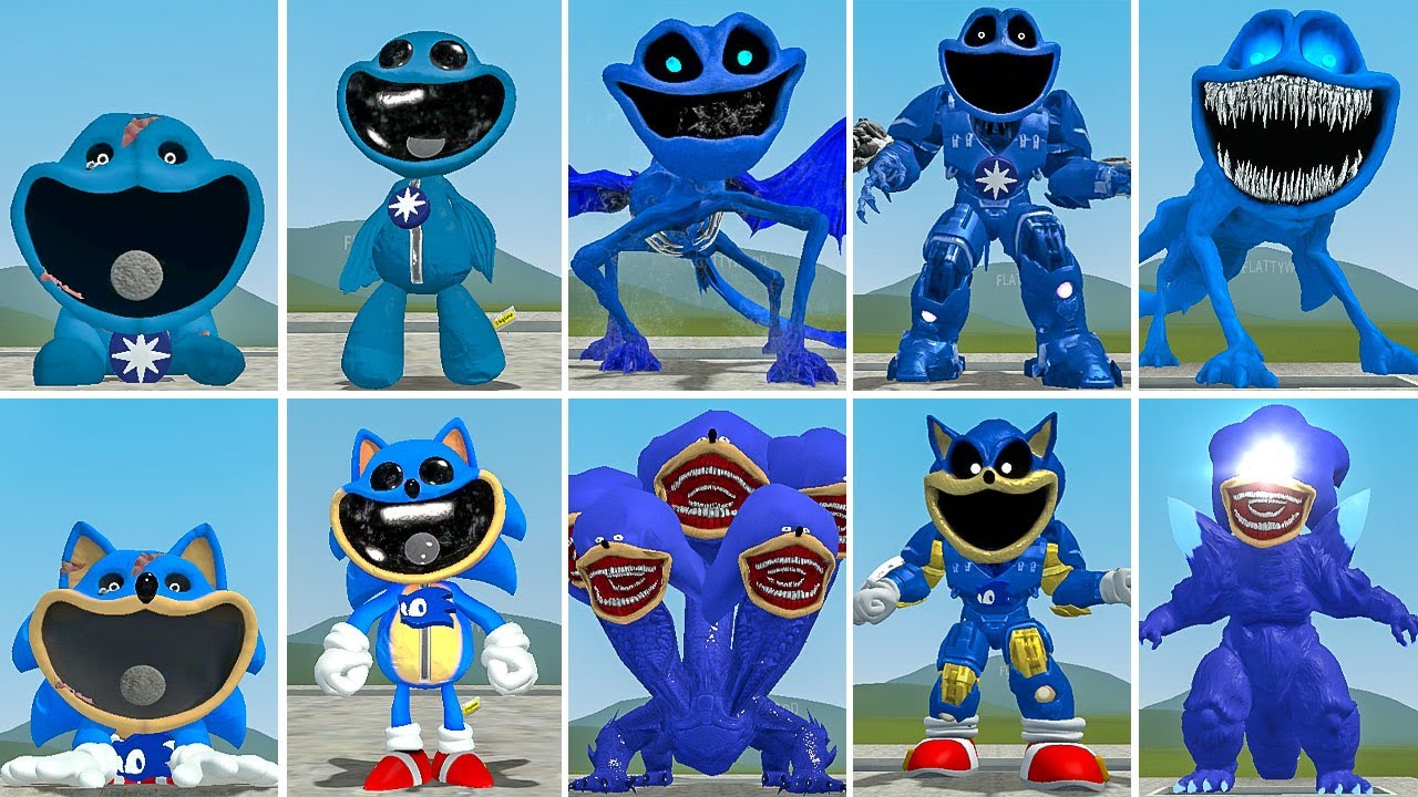 NEW POPPY PLAYTIME CHATER 3 FISH MECHATITAN VS ALL SONIC GODZILLA FAMILY ? in Garrysmod!,...