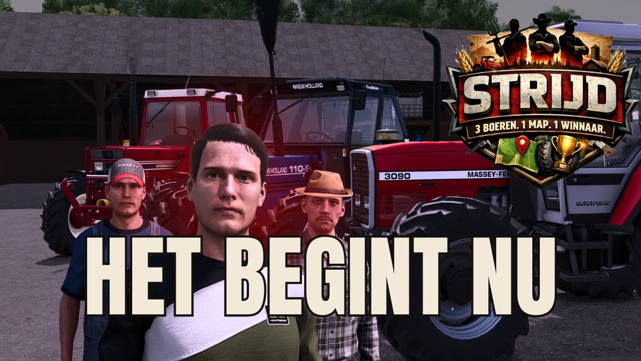 3 Boeren. 1 Map. 1 Winnaar. | De strijd begint vandaag | Farming Simulator 25 