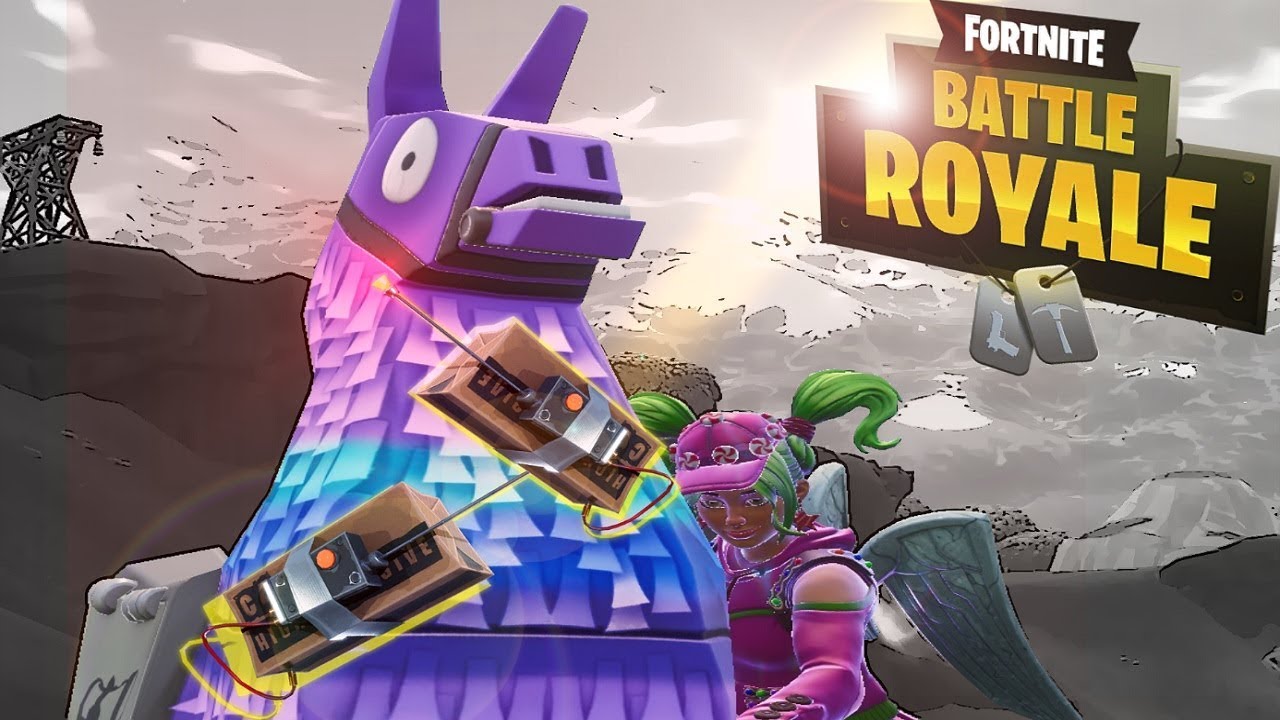 ラマにC4設置する煽りプレイし奴ーwwwww【FORTNITE】