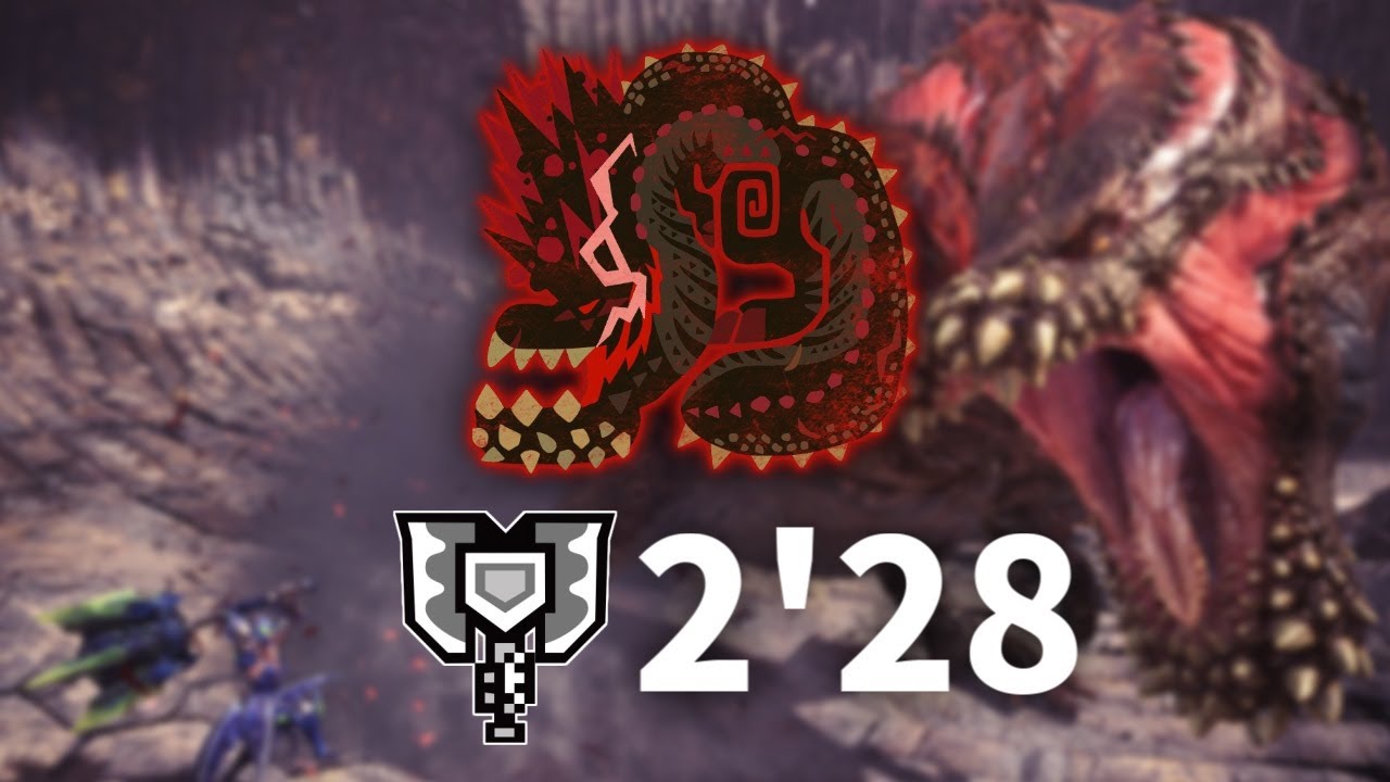 【MHW:I PC】怒り喰らうイビルジョー チャージアックス ソロ 2'28 【渇きの理由】【モンハンワールドアイスボーン】