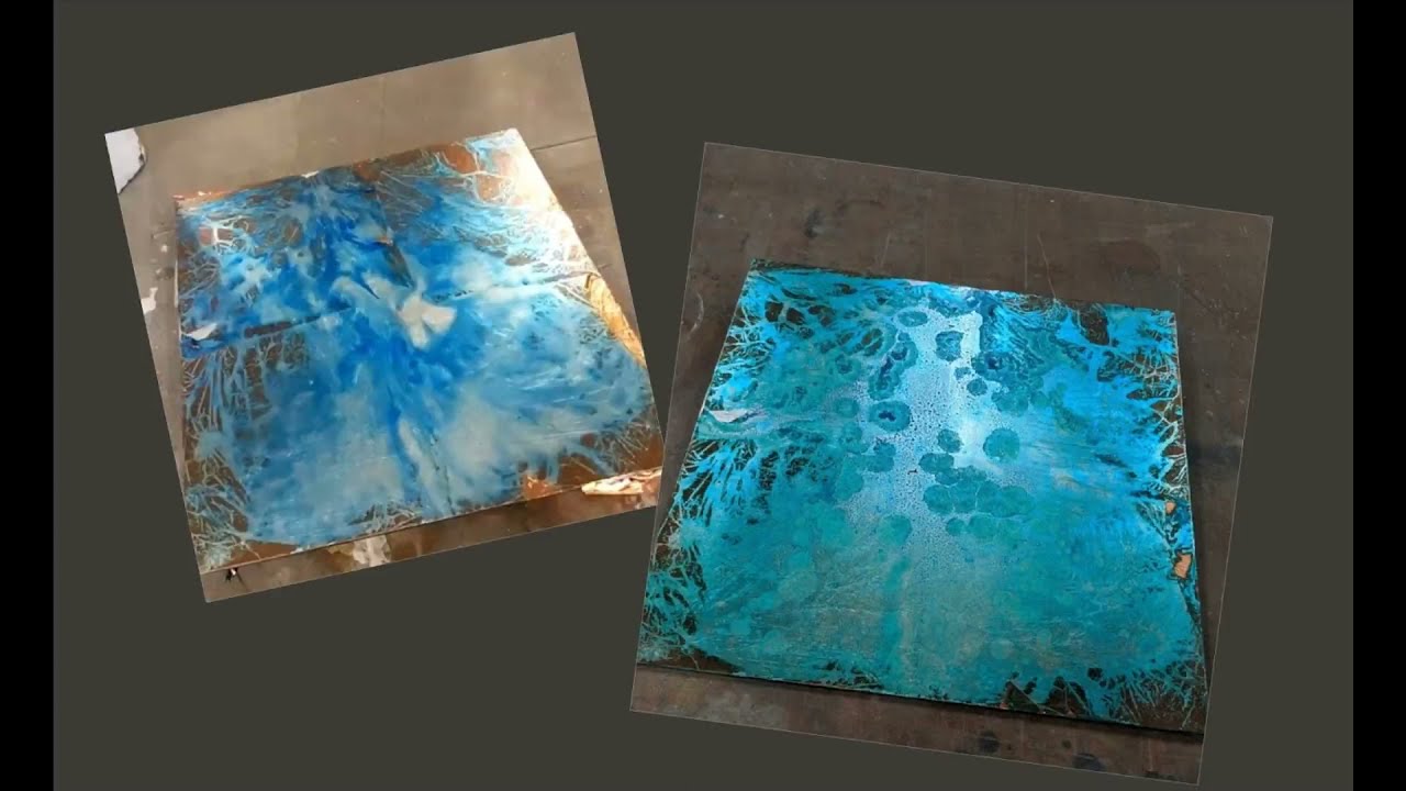 Chemical Patination - Before And After