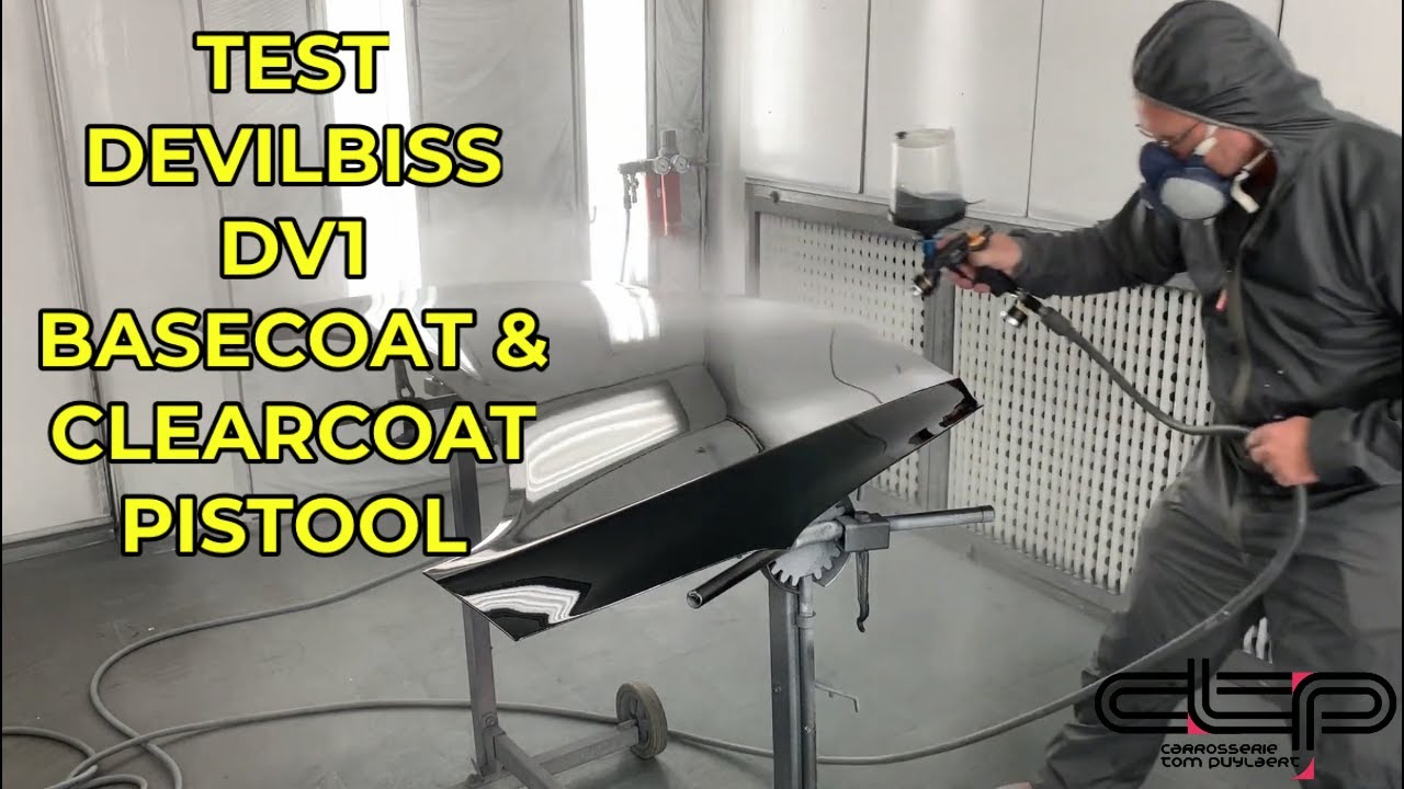 Test Devilbiss Dv1 basecoat & clearcoat pistool