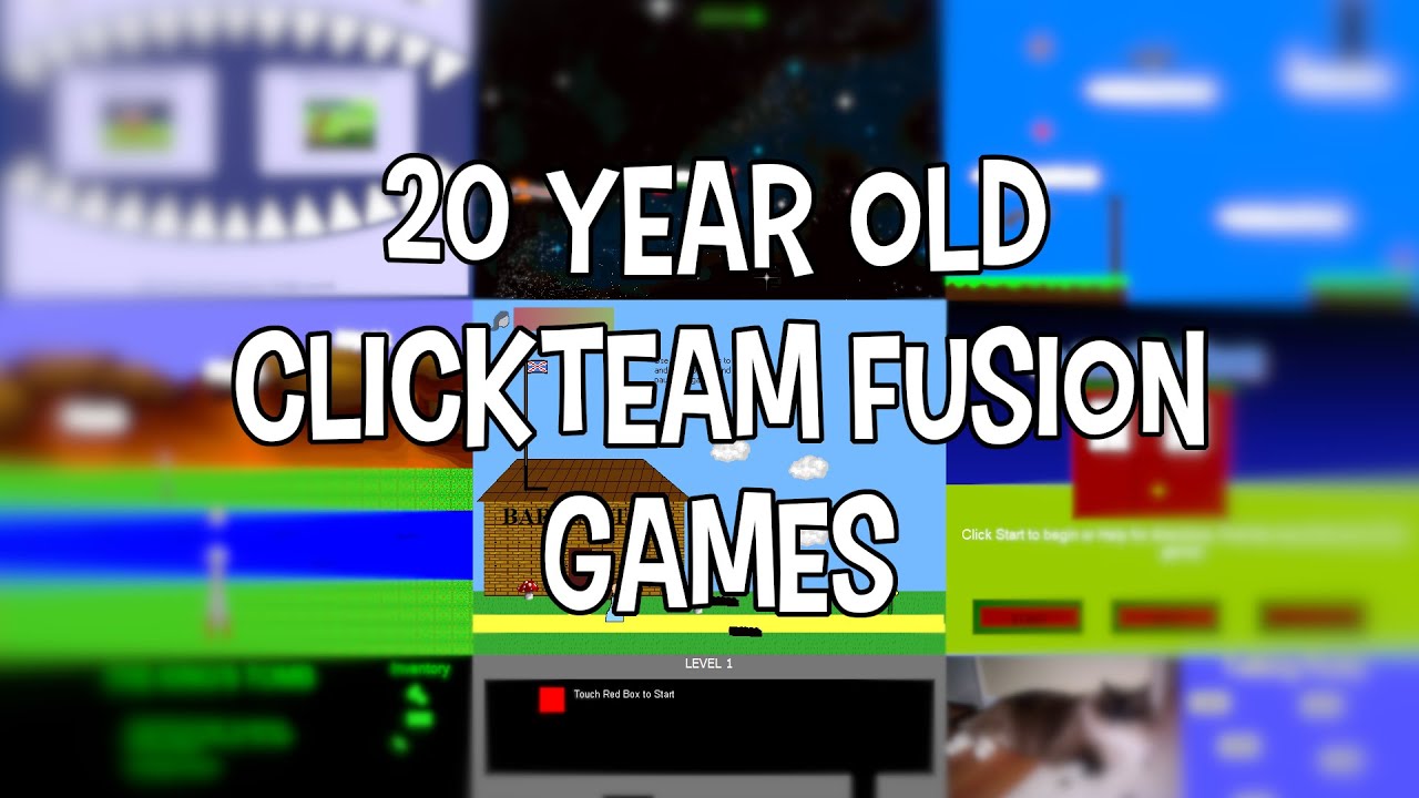 I released some 20 year old Clickteam Fusion games