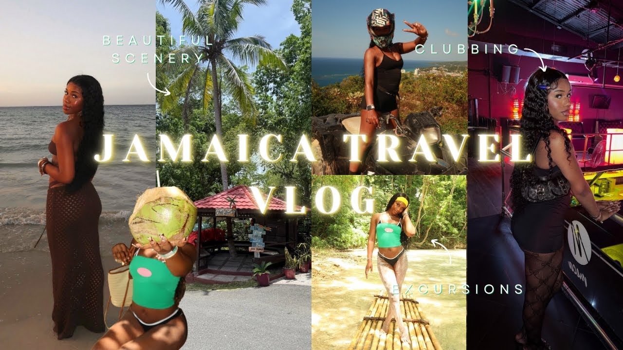 JAMAICA TRAVEL VLOG 🌴🌺 || all inclusive resort, river rafting, ATVs, street food, etc|| Amanda Nnoli