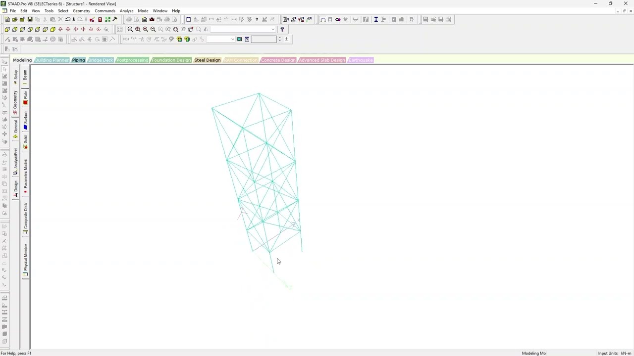 Steel Water Tank Design in STAAD.Pro | Step-by-Step Structural Analysis & Design Tutorial