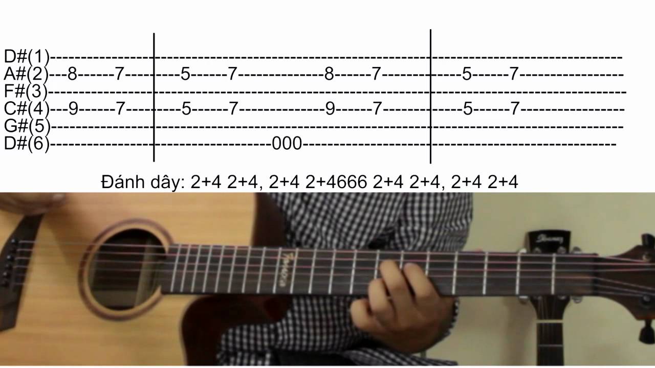 [Phần 1] [Guitar]Hướng dẫn chơi: Mắt đen - Bức Tường