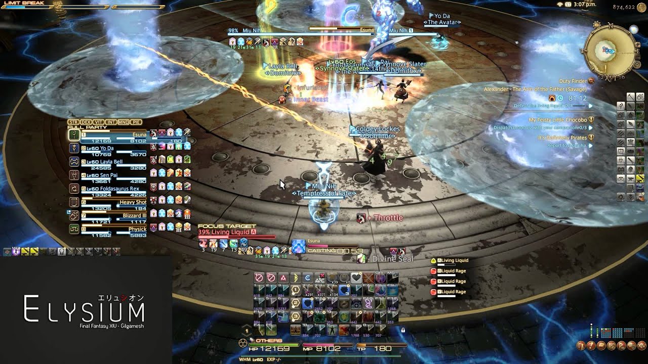 FFXIV HW: Alexander (Savage) Floor 3 World First - Elysium