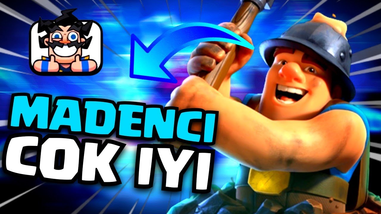 MADENCİ ZEHİR ÇOK İYİ!!! Clash Royale