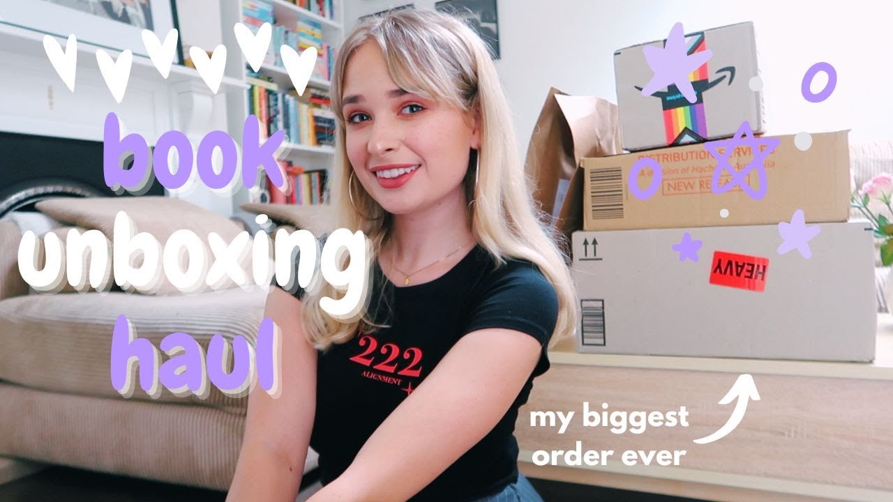 big book unboxing haul because buying books is good for the soul ✨