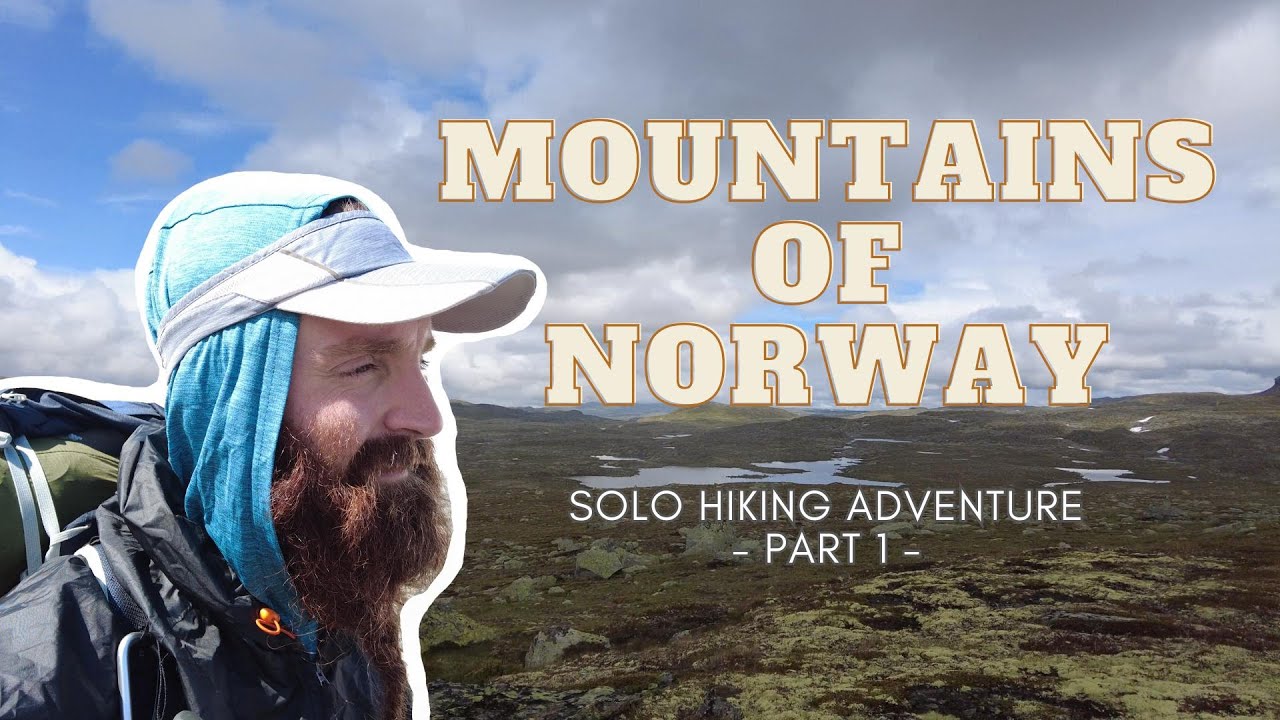 Hardangervidda | 300 km Solo Hiking Adventure in the Mountains of Norway - Part 1 | Silent Hiking 4K