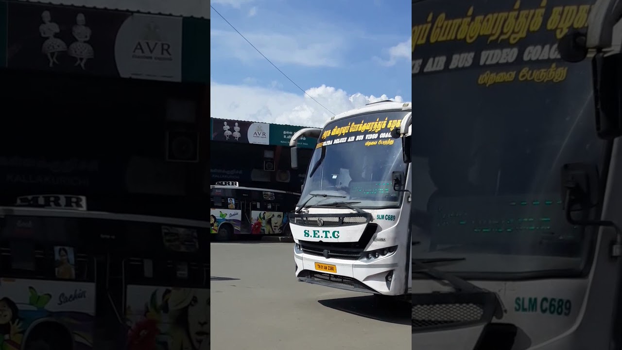 #setc Trichy - Salem - Hosur - Bengaluru Bus..#tnstc 🚍