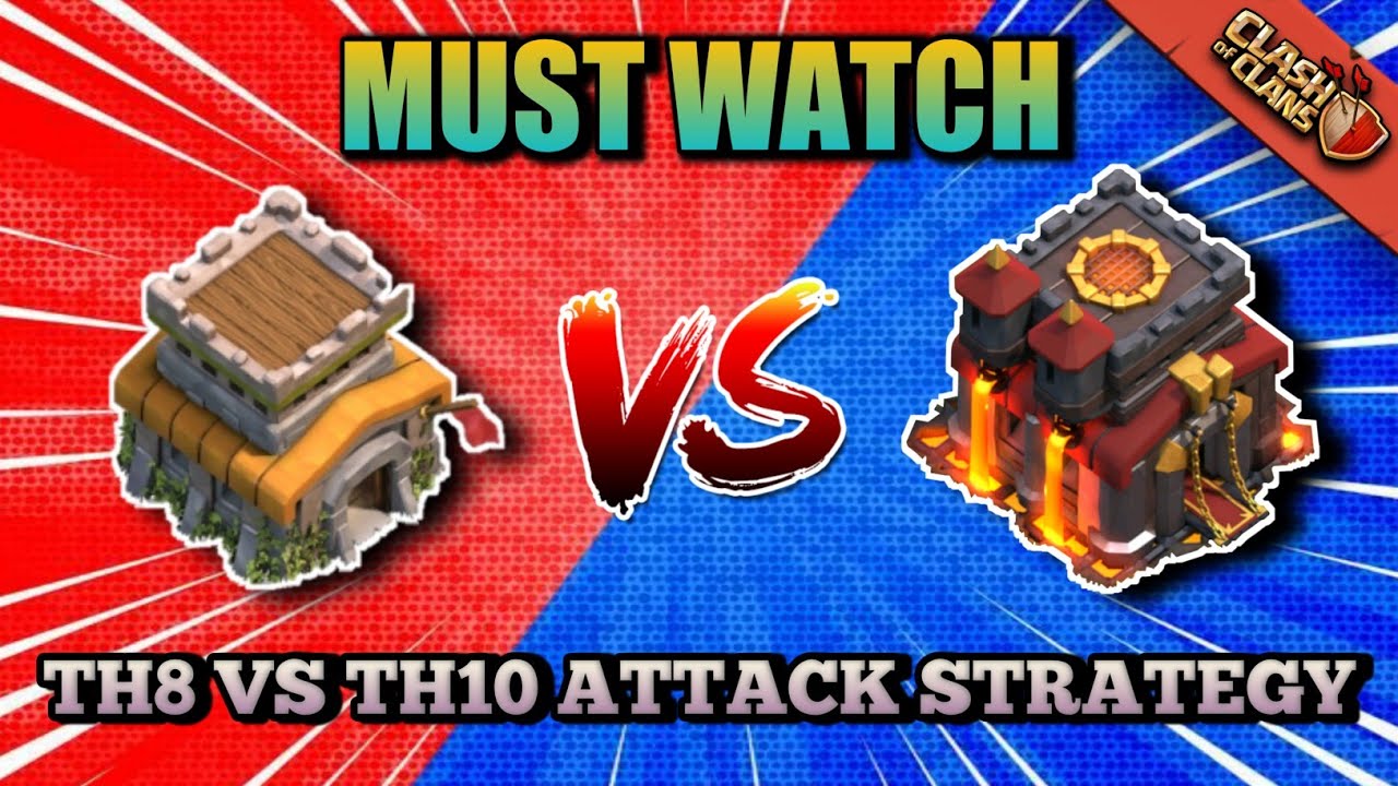 TH8 VS TH10 BEST ATTACK STRATEGY | MUST WATCH | Clash of clans - coc #roadto1k