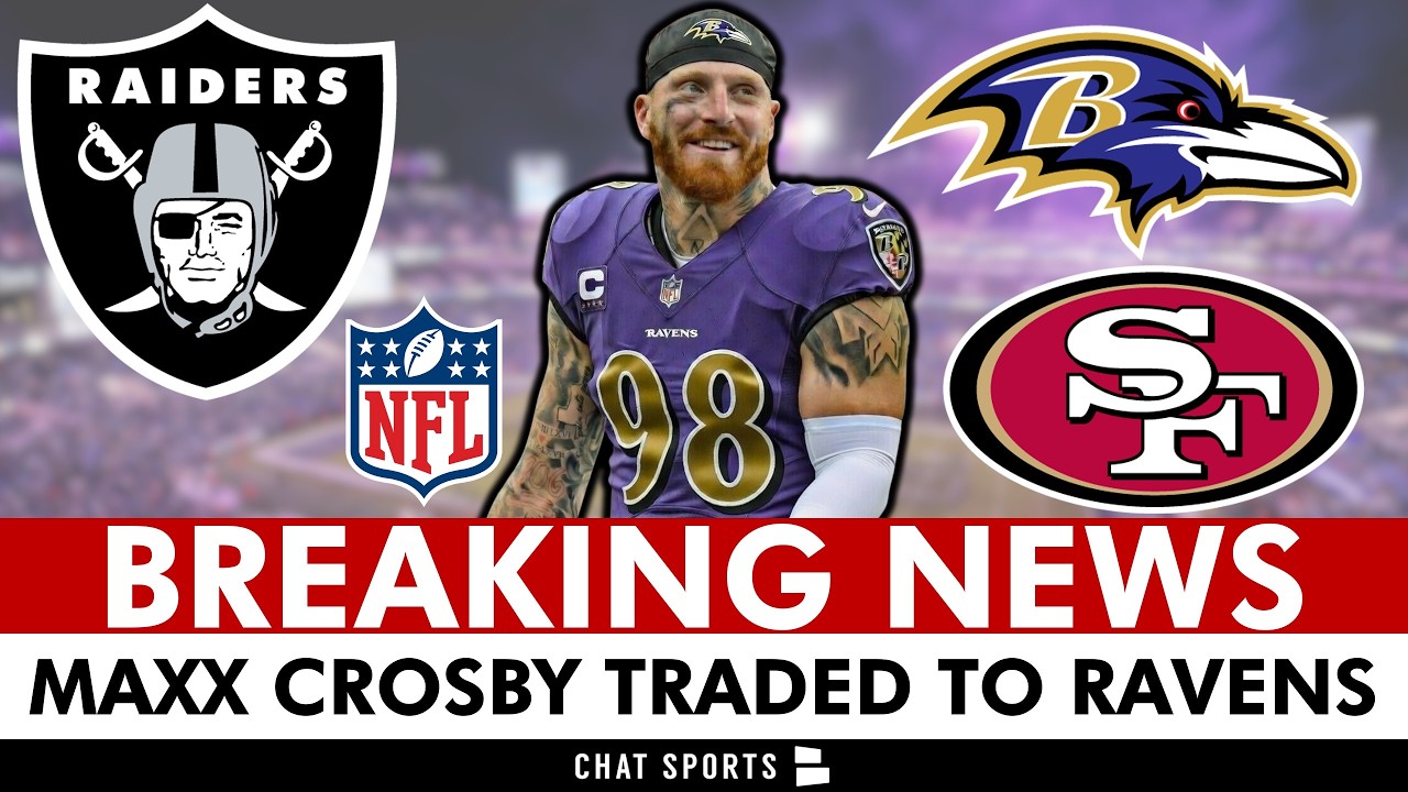 🚨BREAKING: Maxx Crosby Traded By Raiders To Ravens For TWO 1st Round Picks | NFL News & Reaction