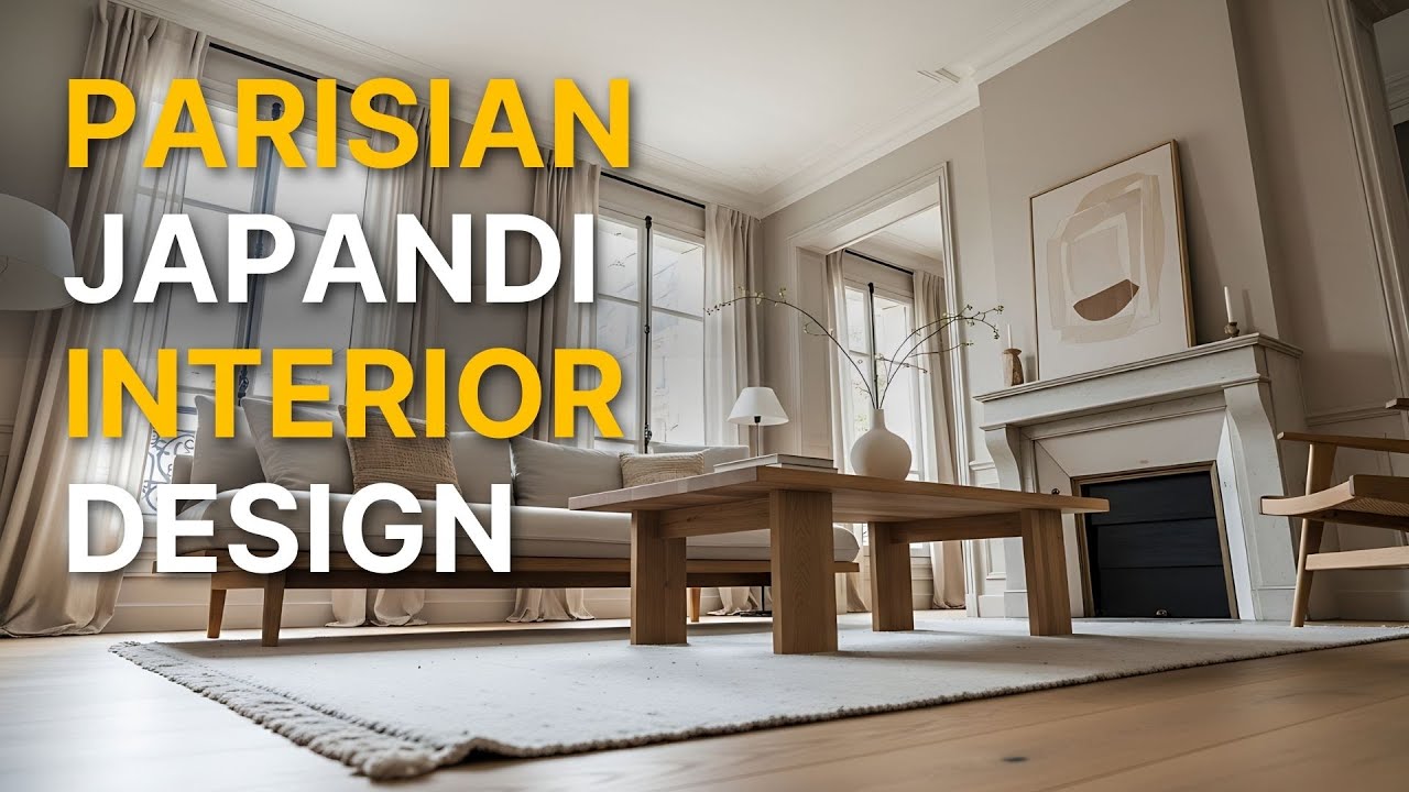 Elegant Stillness: Parisian Japandi Interior Design