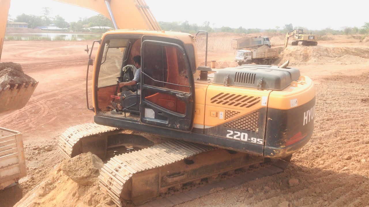 รถขุดฮุนได 220-9s เจอแข็งตักดินใส่ ฟูโซ่ ร็อคกี้ 195 ep.130