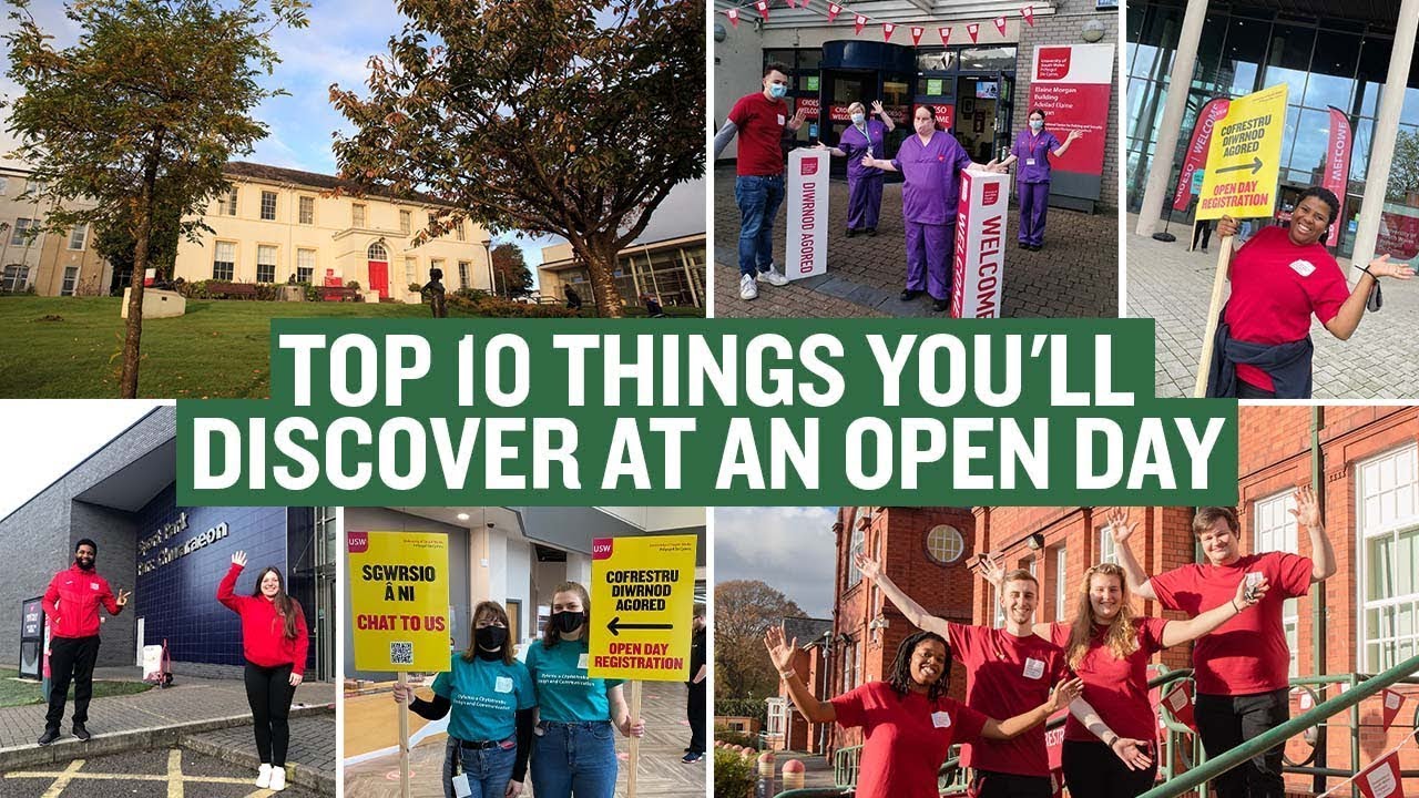 Top 10 Things You'll Discover at a USW Open Day