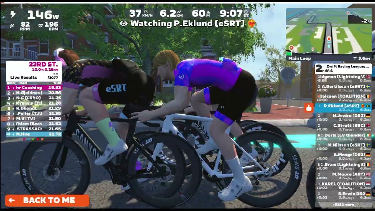 Zwift Racing League: Points race Open Shamrock Dev League Division3 (B) on Cobbled Climbs
