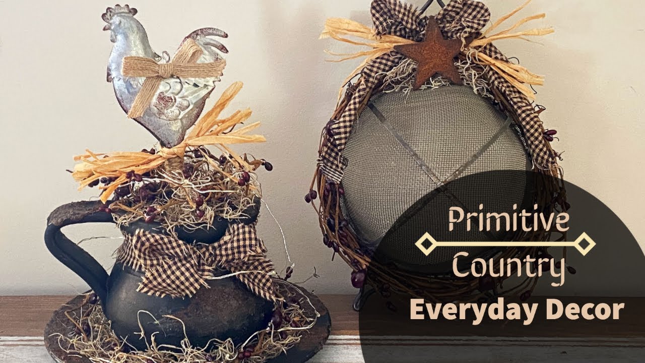 Primitive Country DIY Decor