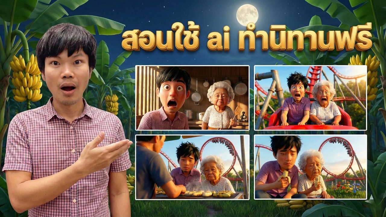 สอนใช้ ai ทำนิทานฟรี พร้อมแจกเครื่องมืออัตโนมัติ 1 คลิก ได้เนื้อหาครบ