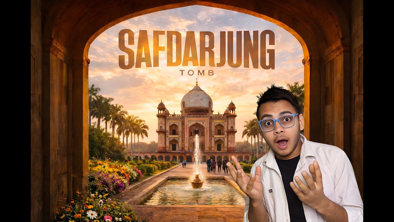 Safdarjung Tomb First Time Visit 😍 | Delhi Travel Vlog