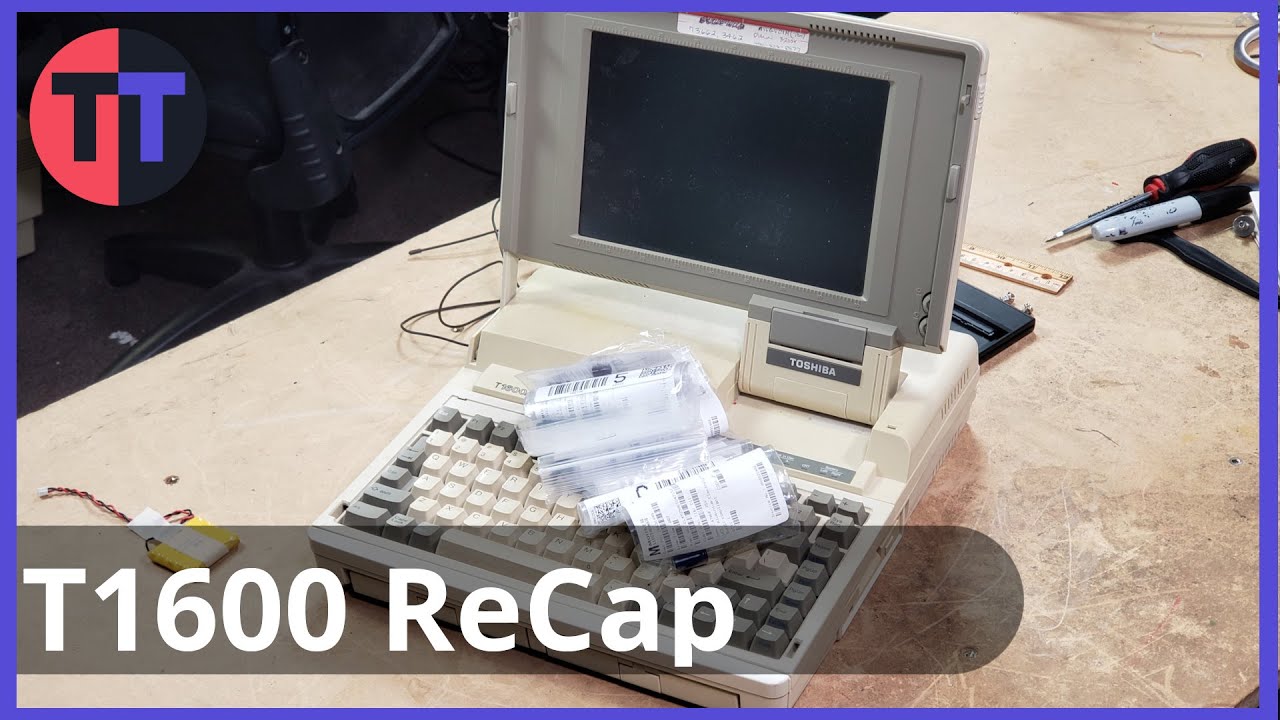 Toshiba T1600 286 Laptop ReCap