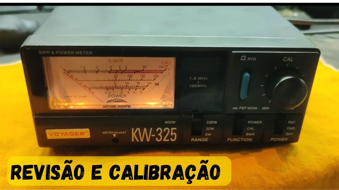 WATTIMETRO VOYAGER KW325 - REVISÃO E CALIBRAÇÃO