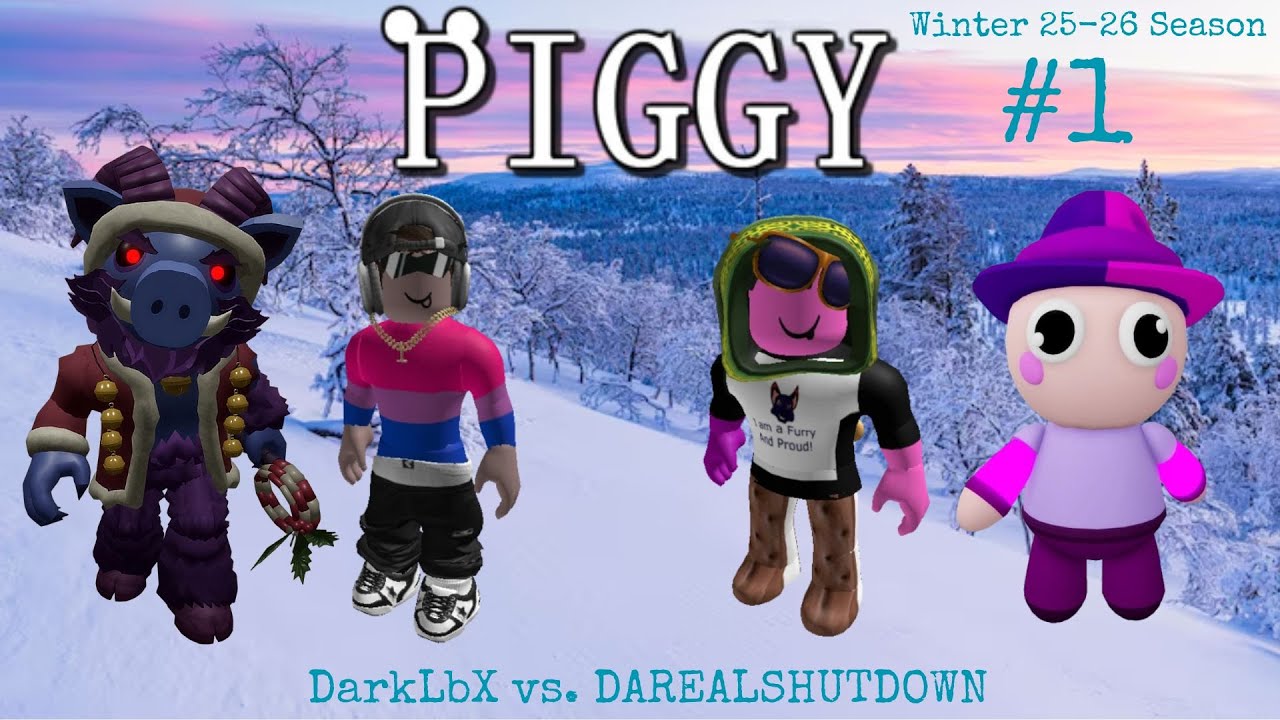 Piggy 1v1s: DarkLbX vs. DAREALSHUTDOWN - Season 2: Winter 25-26 (Part I)