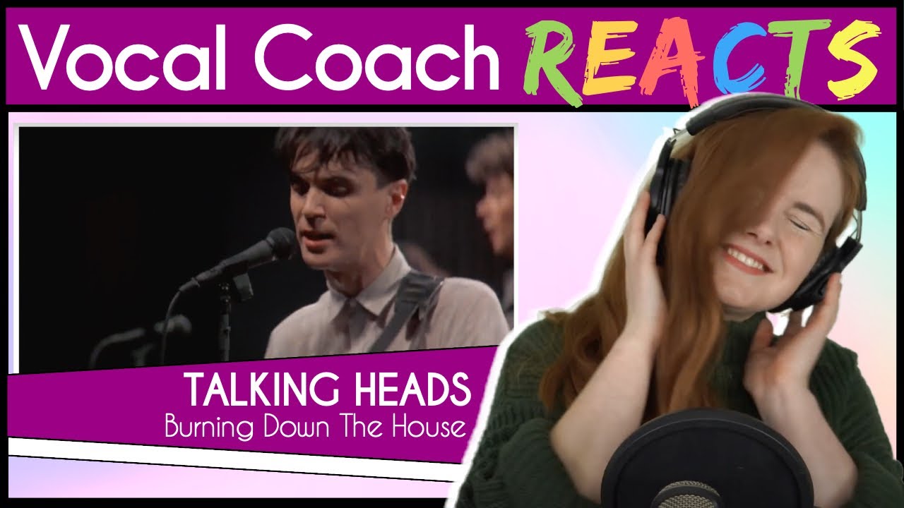Вокальный коуч реагирует на Talking Heads – Burning Down The House (Дэвид Бирн вживую)