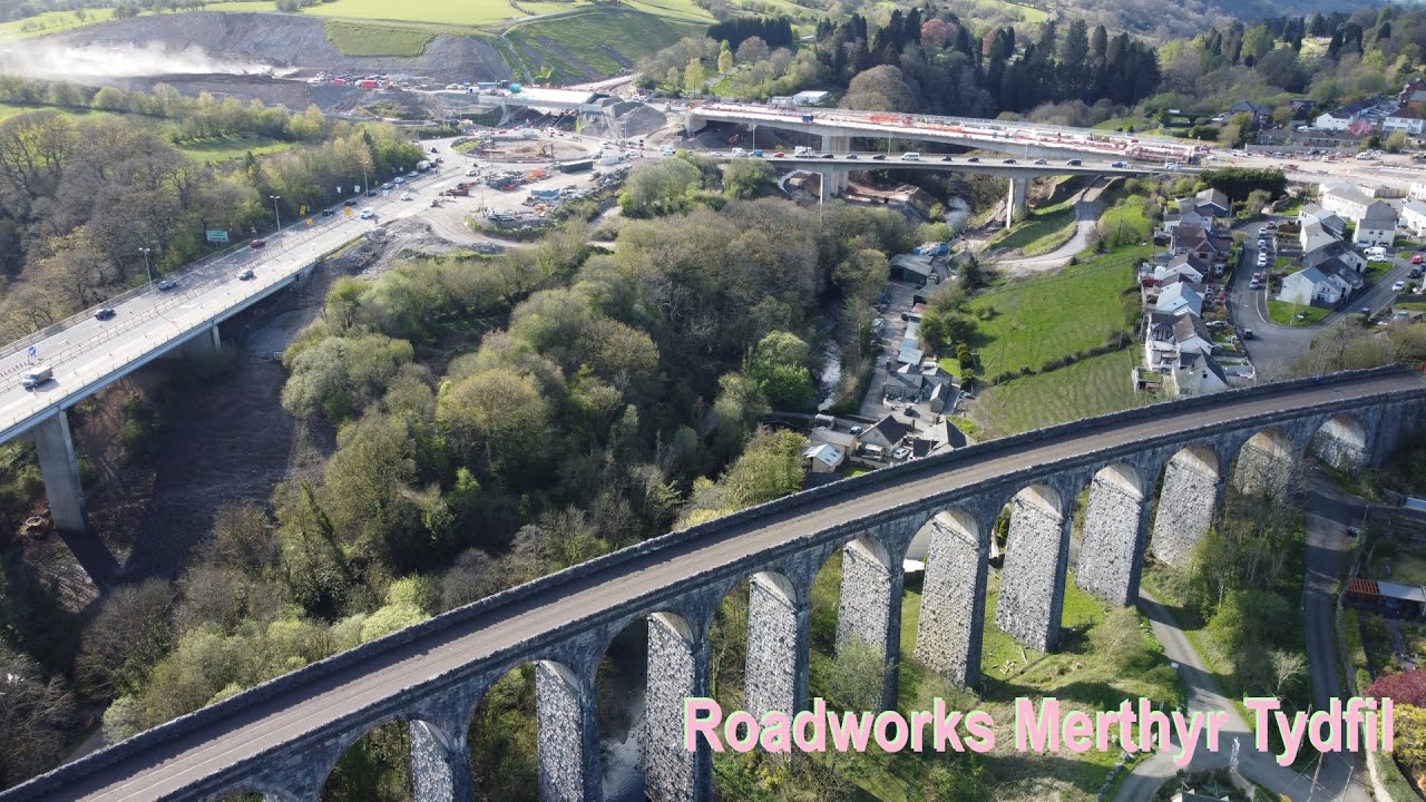 Roadworks - Merthyr Tydfil 23.04.2024