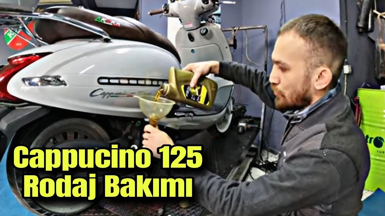 125 CC SCOTER RODAJ BAKIMI !! NELER YAPILDI ?// ARORA CAPPUCINO !!motovlog