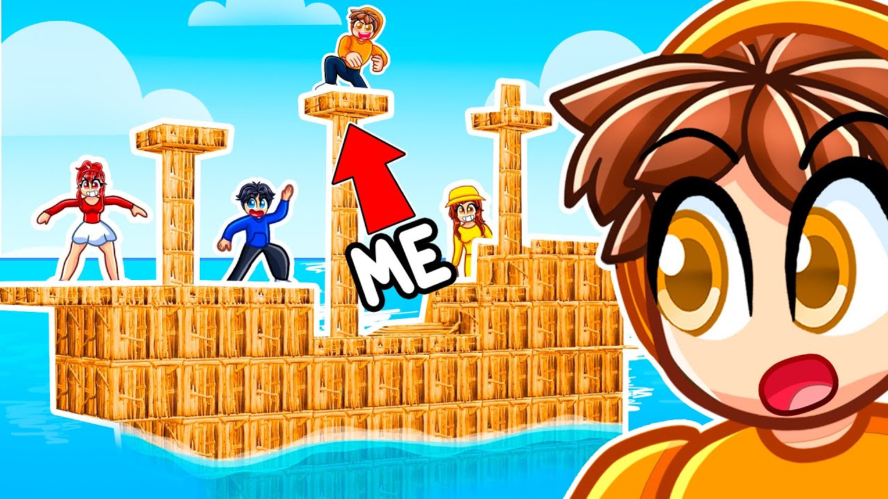 Building a MAX LEVEL Raft in Fortnite With MY BULLY GIRLFRIEND