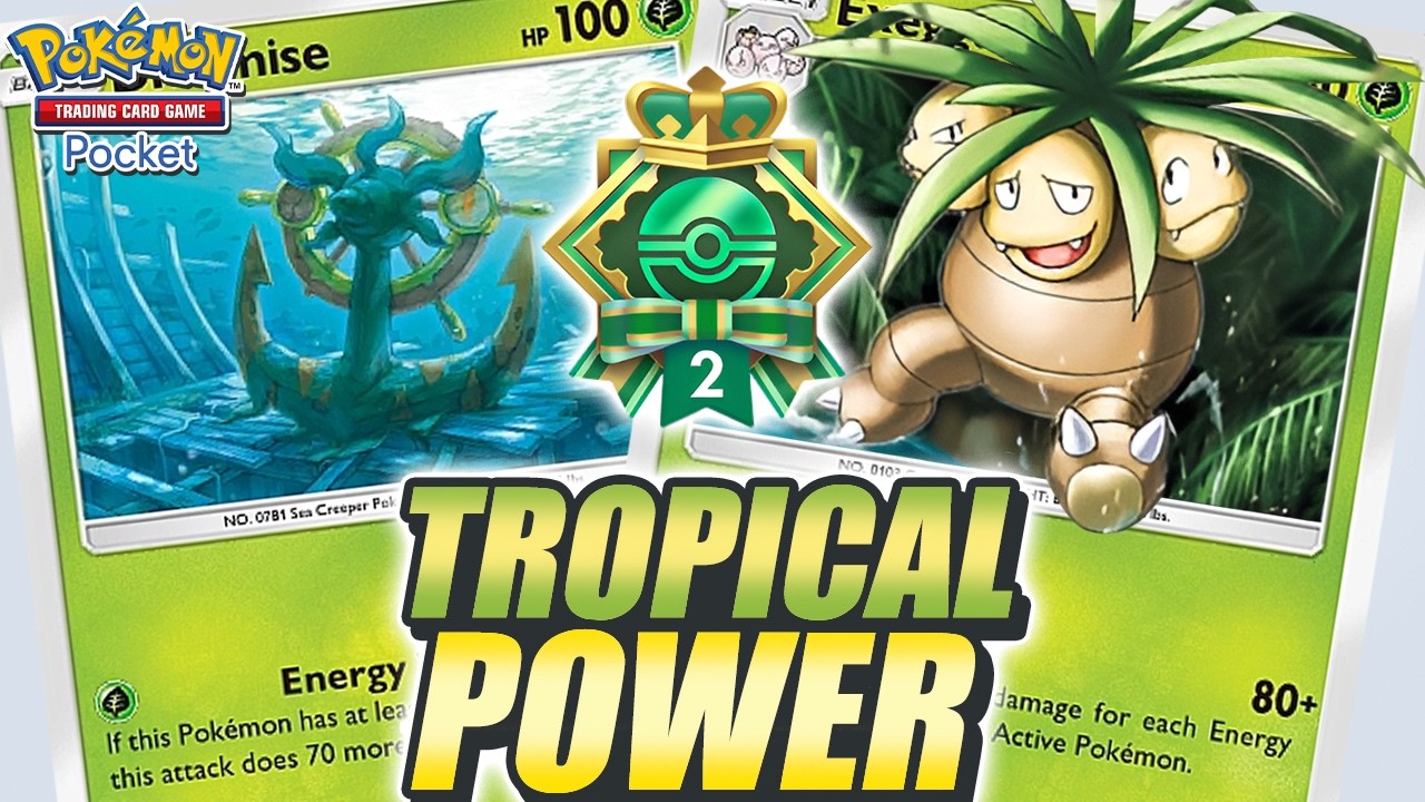 UNDEFEATED ! Beat The Winstreak Emblem Event with This EXEGGUTOR Deck - Pokemon TCG Pocket