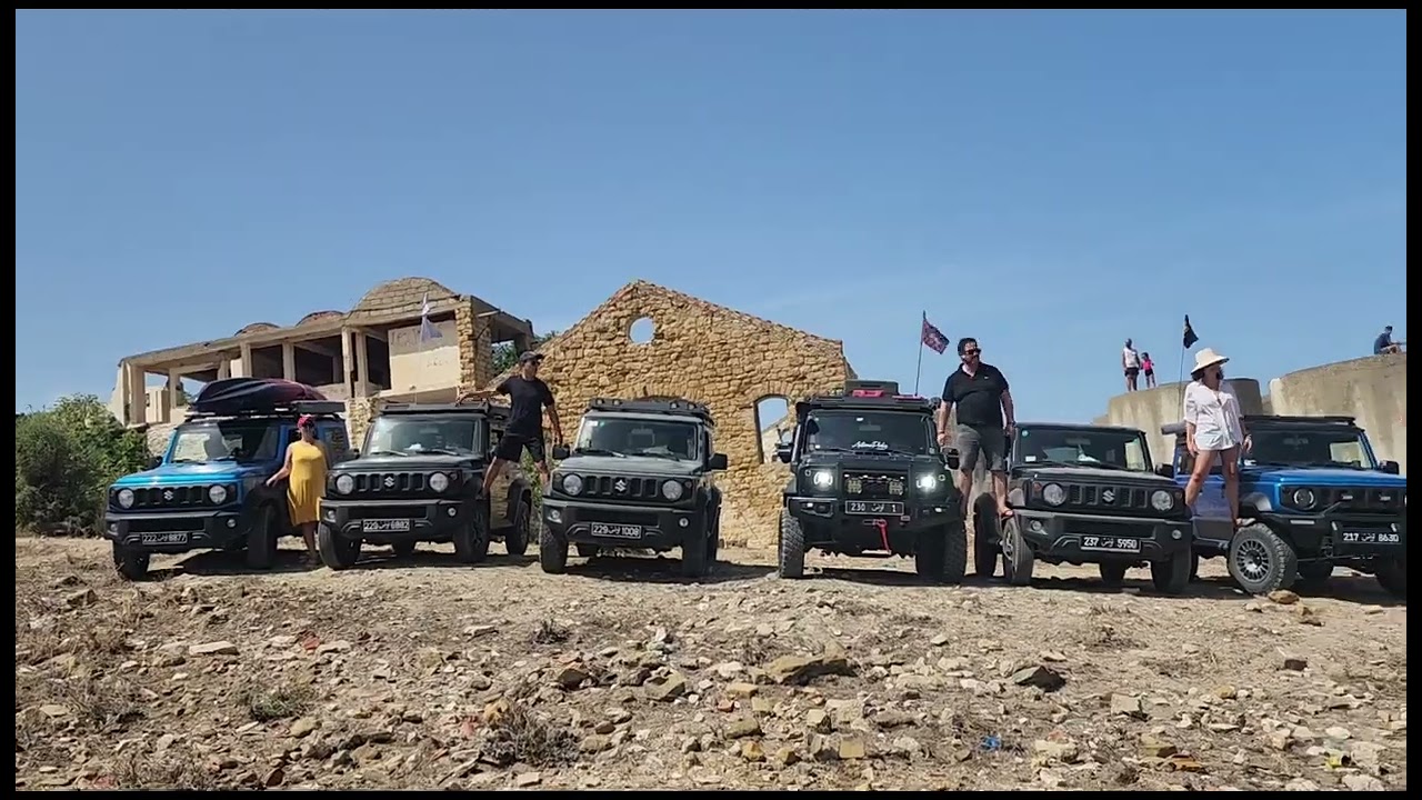 rencontre /baignade...#club suzuki jimny Tunisie (part 1)