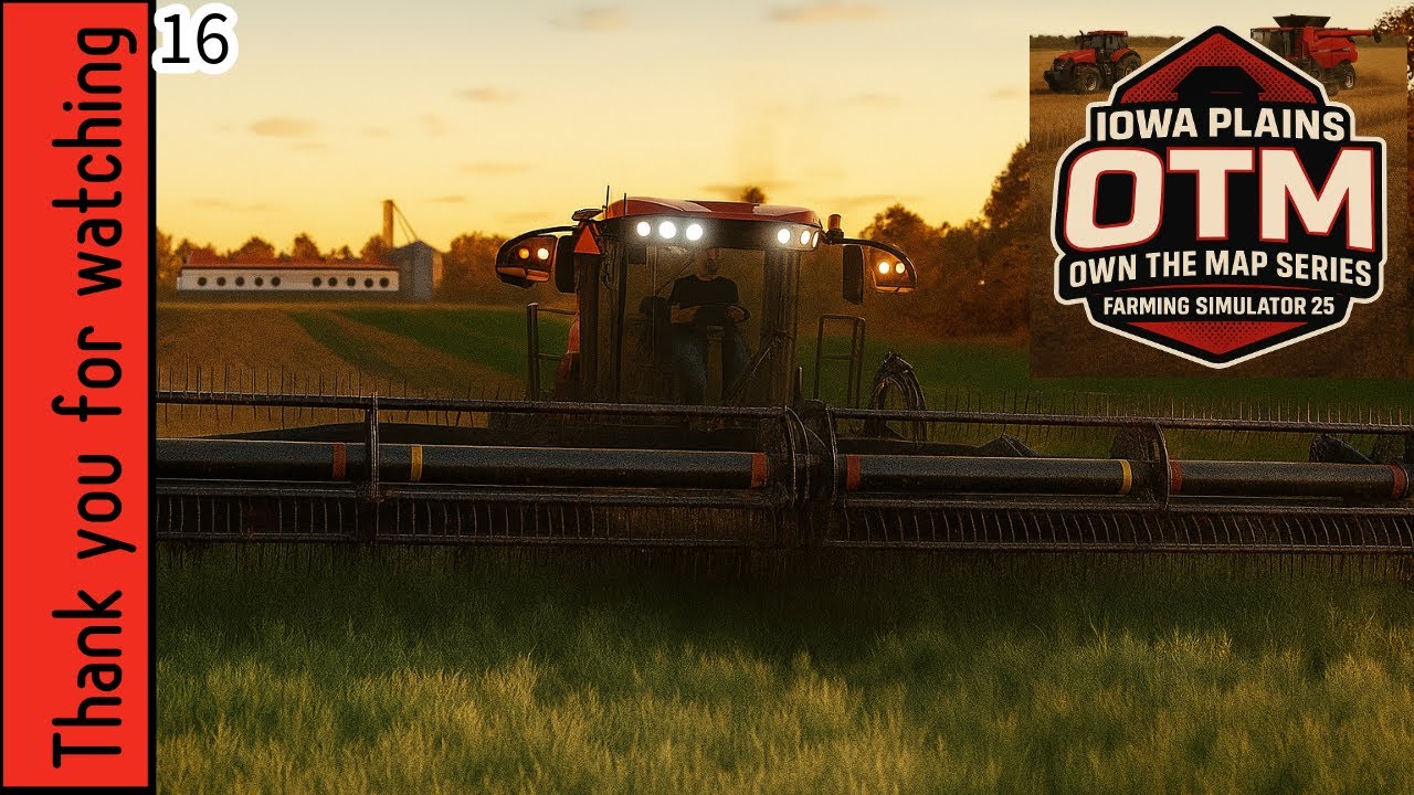 Farming Simulator 25 | Iowa Plains Timelapse EP16 | Finishing Corn Harvest & Last Alfalfa Cut