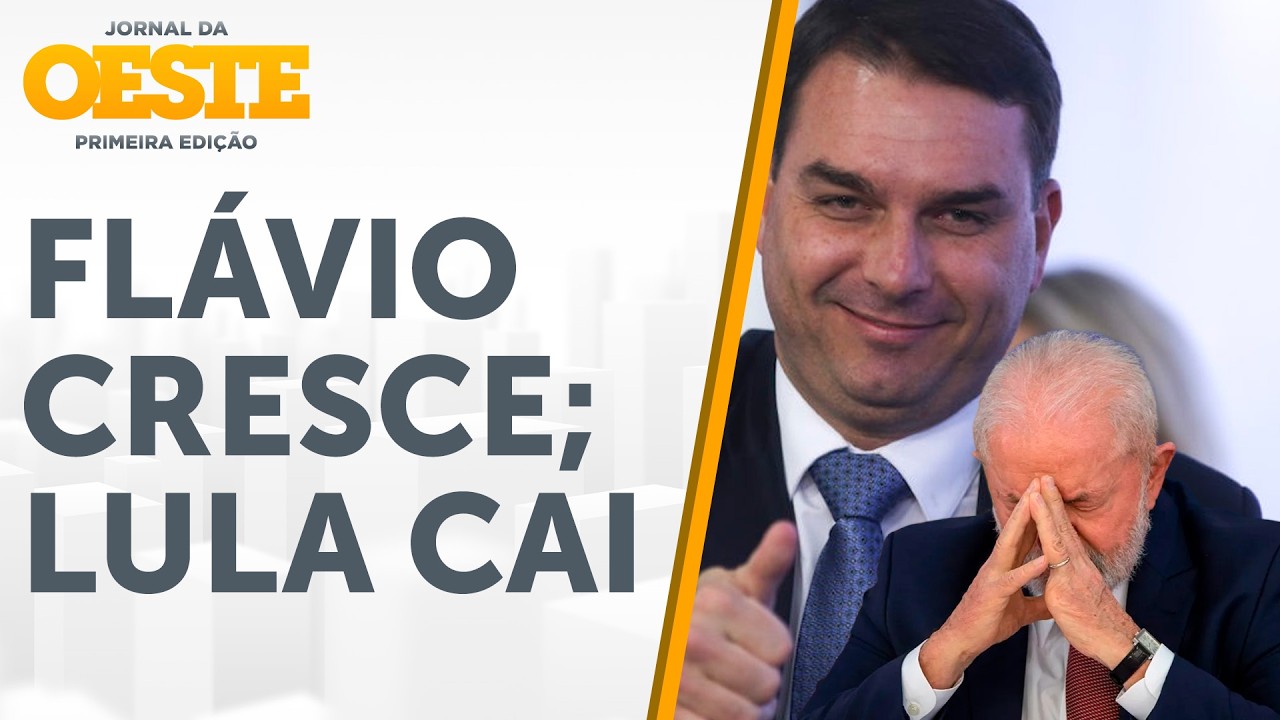 LULA EM PÂNICO: Flávio Bolsonaro dispara nas pesquisas eleitorais