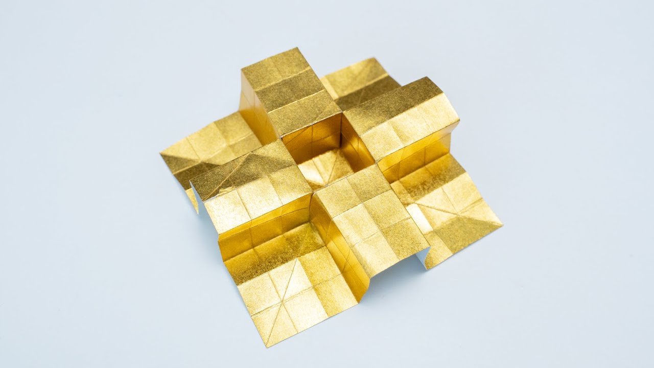 Geometric Origami Tutorial:  Cross with Hole