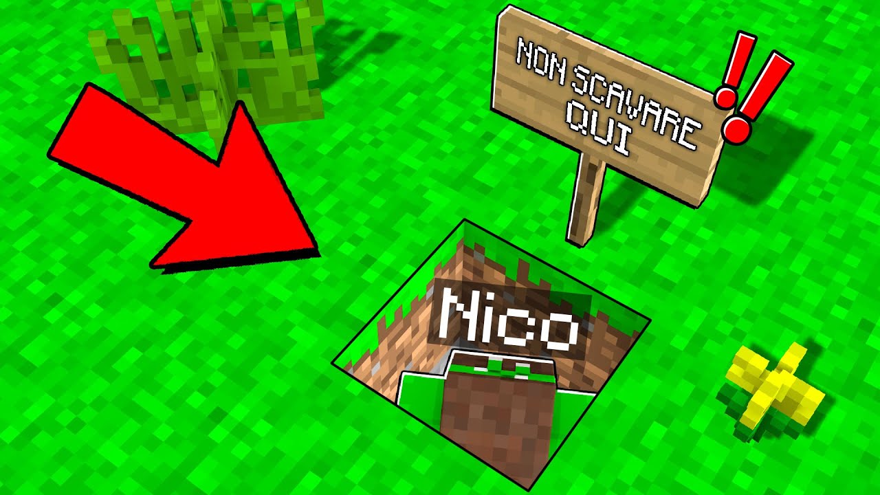 HO SCAVATO *100 VOLTE* SOTTO I MIEI PIEDI SU MINECRAFT E...