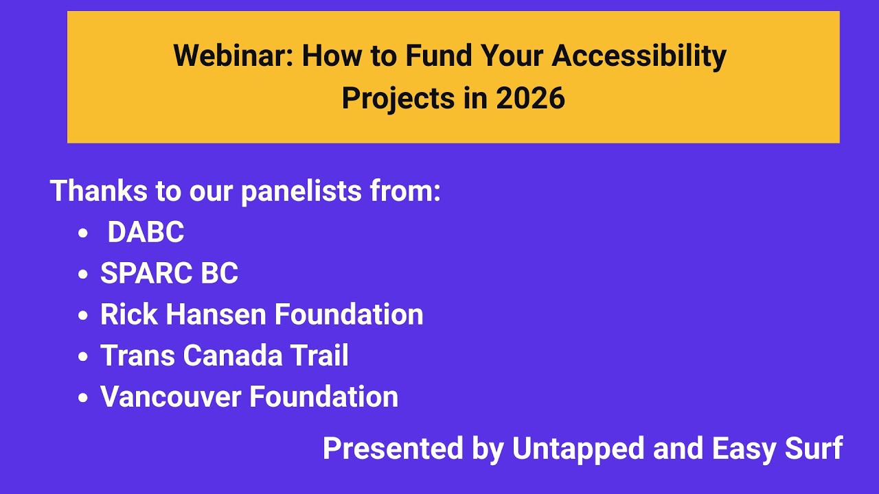 How to Fund Your Accessibility Projects in 2026 webinar recording captioned