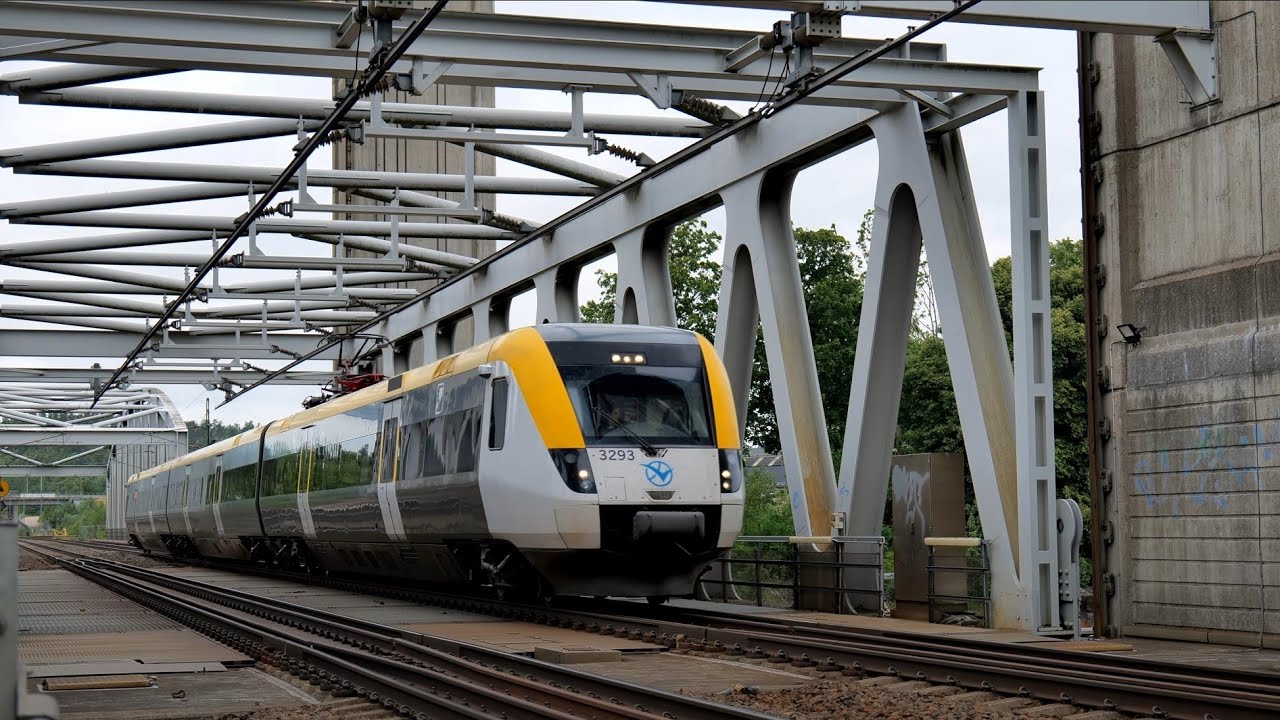 Tåg och broar i Trollhättan - Juli 2023