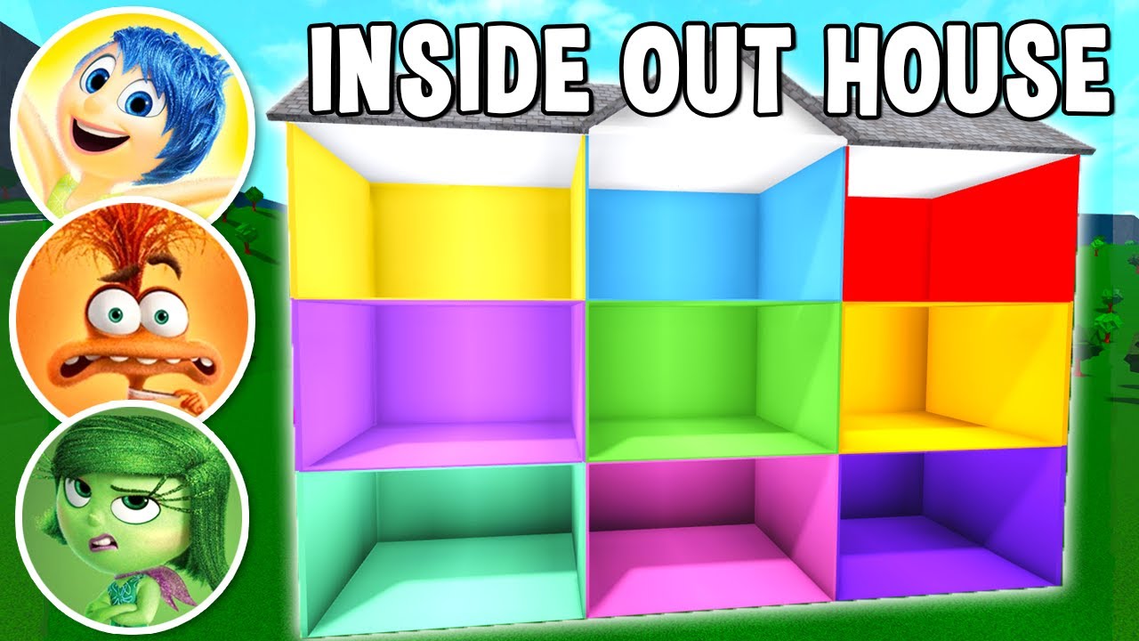 Bloxburg INSIDE OUT CHARACTERS House CHALLENGE!