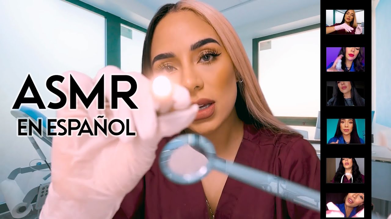 3 hrs de ASMR Cuidados Médicos y Tratamientos que te Encantaran ! / ASMR en Español / Compilación