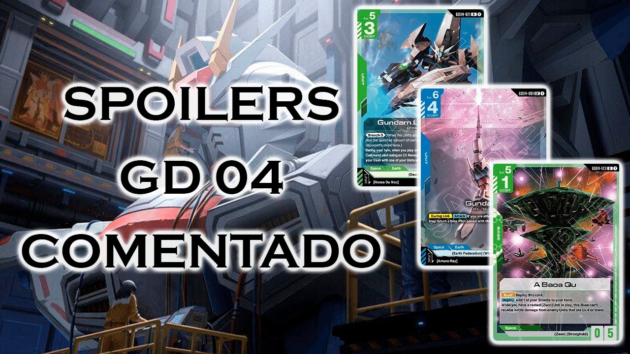 SPOILERS GD04 (26/02/2026) - COMENTÁRIO & ANÁLISE - GUNDAM TCG