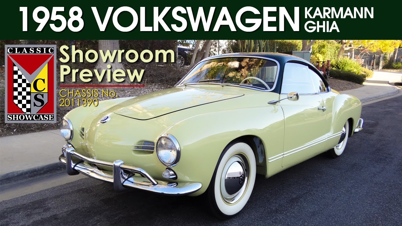 1958 Volkswagen Karmann Ghia - Tour & Test Drive