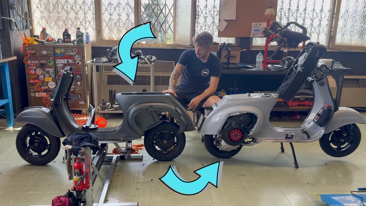 HO FATTO 2 MOTORI VESPA 144r LZ UGUALI ma DIVERSI 
