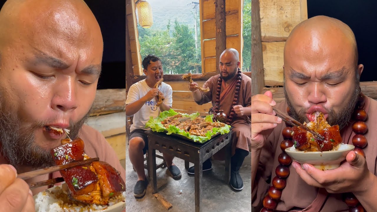 mukbang | I like Dongpo pork the most. Do you like it? | chinese food | songsong and ermao