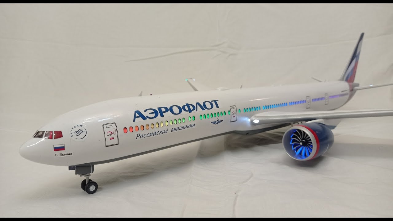 Boeing 777 9x 3D printed plastic model. How to...