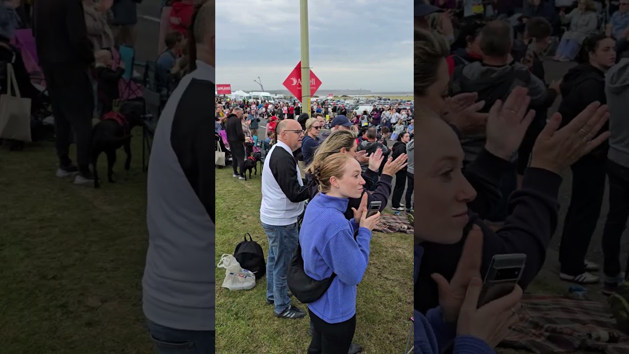 Great North Run Mens elite race winner last mile.