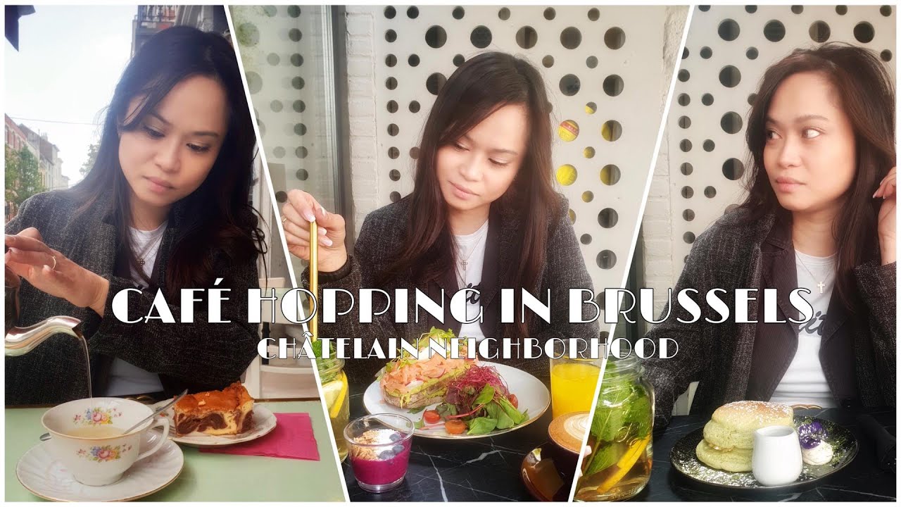Café Hopping in Brussels 丨 Châtelain Neighborhood 【Café Hopping • International Couple 🇵🇭🇧🇪】